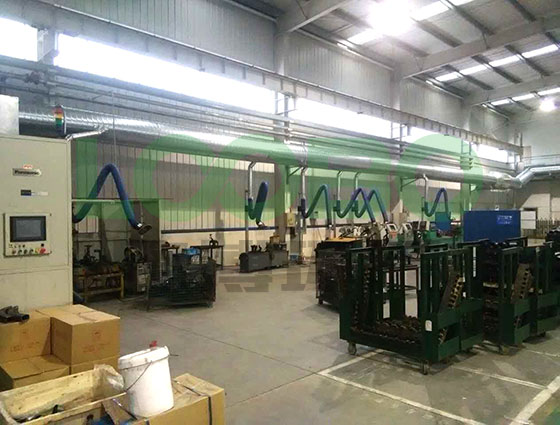 鄭州江東汽車(chē)零部件有限公司焊煙凈化工程順利竣工