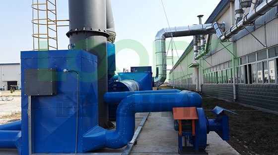 中國(guó)重型汽車(chē)集團(tuán)廢氣凈化項(xiàng)目已竣工