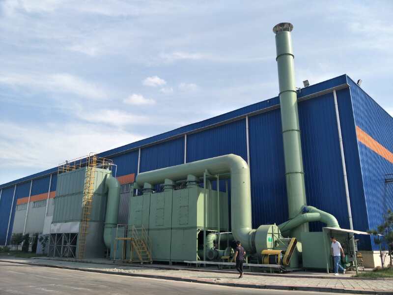 廢氣處理的方法之活性炭吸附裝置