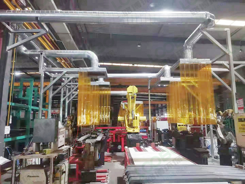 機(jī)器人焊接煙塵凈化系統(tǒng)--合肥安鑫貨叉有限公司項目竣工