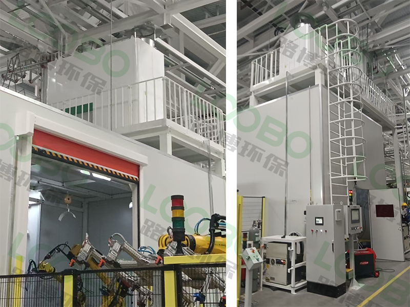 安徽某自動化企業(yè)—機器人焊接除塵系統(tǒng)驗收竣工